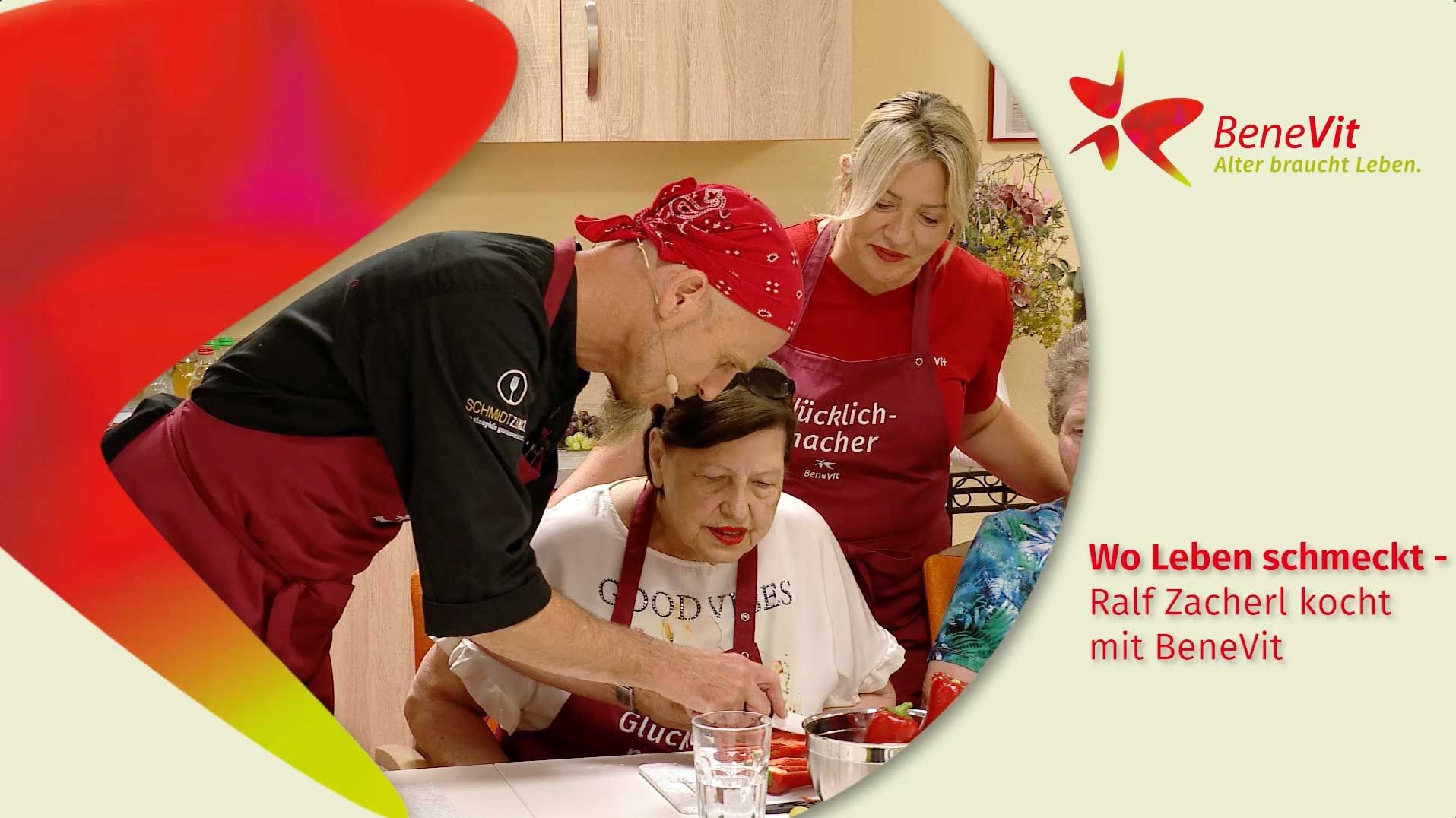 Ralf Zacherl kocht mit und für BeneVit.