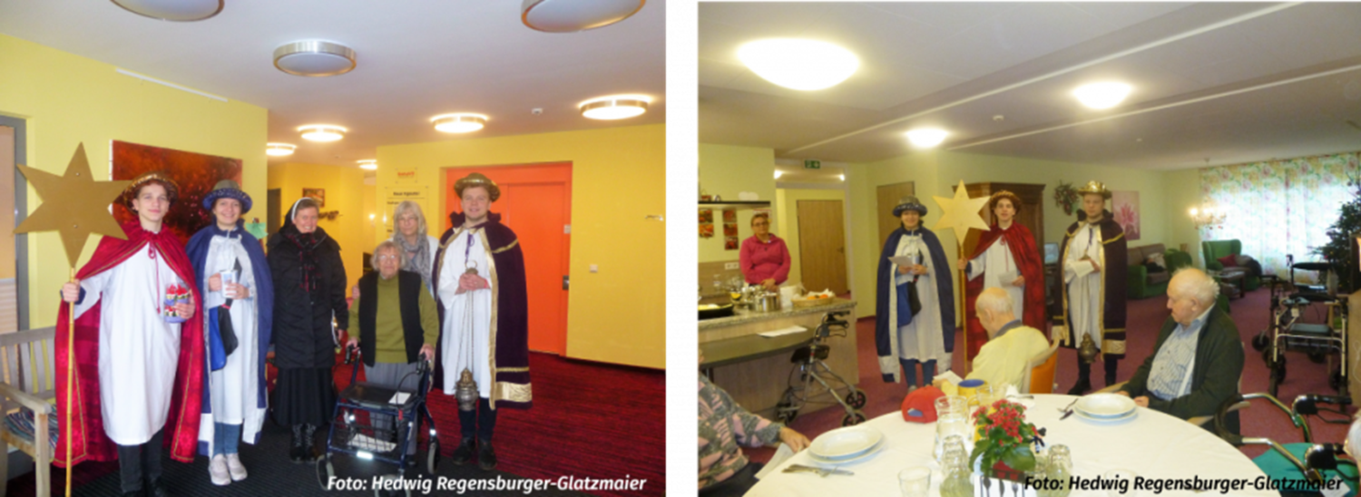 Sternsinger besuchen des Haus Egautal (06. Januar 2019)