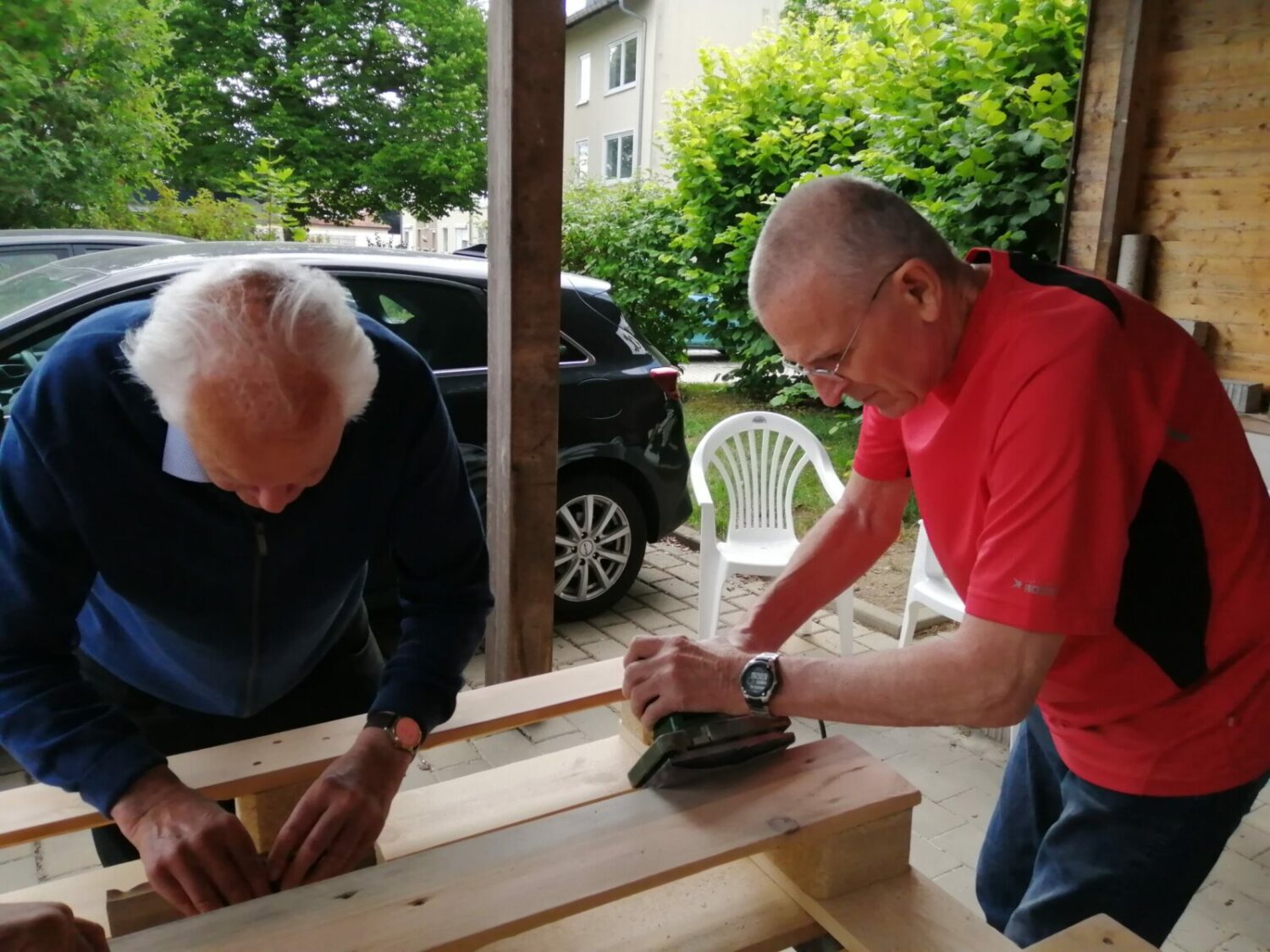 Sommer-Projekt mit unseren Bewohnern im BeneVit Haus Perlenbach